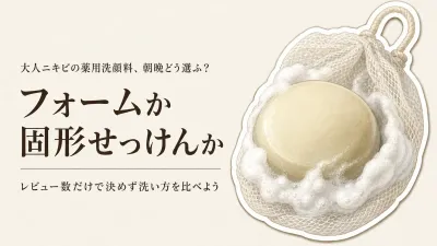 楽天でレビュー数が多い薬用洗顔料ランキング｜洗顔フォームと固形せっけんを比較